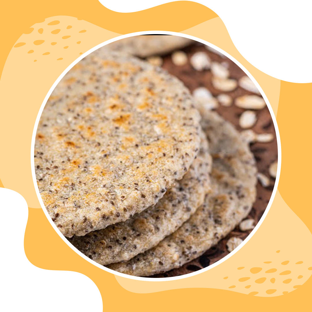 Arepas de Chía, Linaza y Quinoa