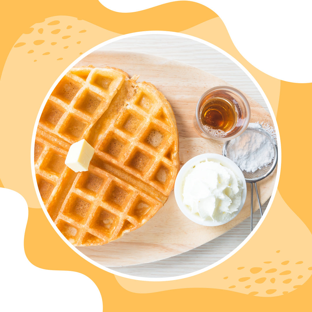 Pre-cooked Cassava Waffles