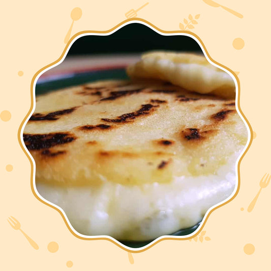 Arepas con Queso Mozarella